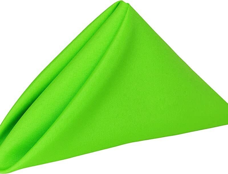 Servilleta de color neón